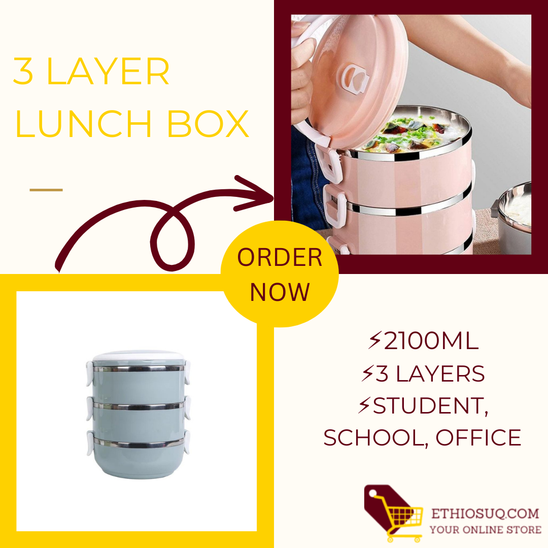 3 Layer Lunch Box