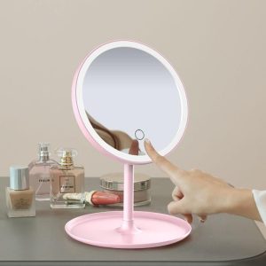 Led makeup mirror with Fan