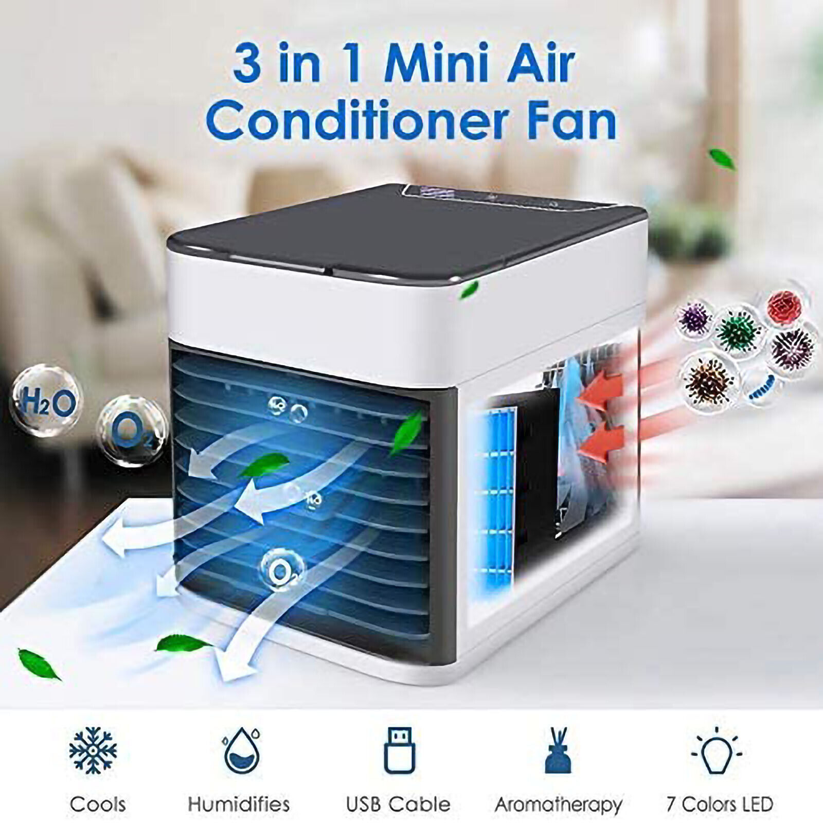 3in1 Portable Air Cooler - EthioSuQ Ethiopian Online Shopping