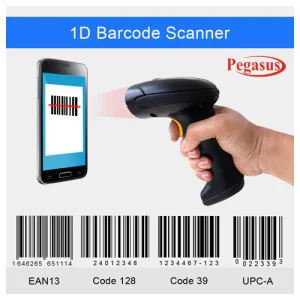 1D pagasus bar code scanner