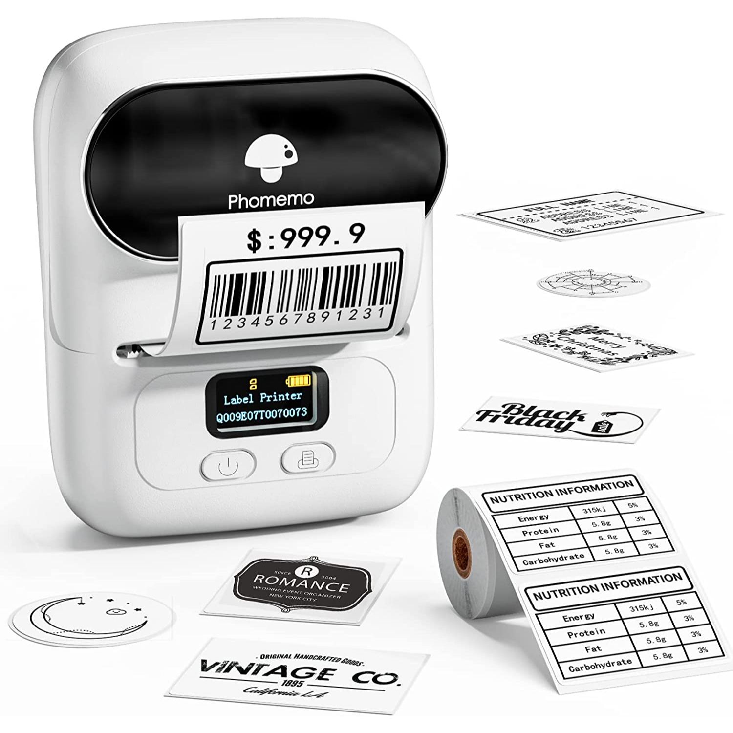 Mini Label Bluetooth Printer