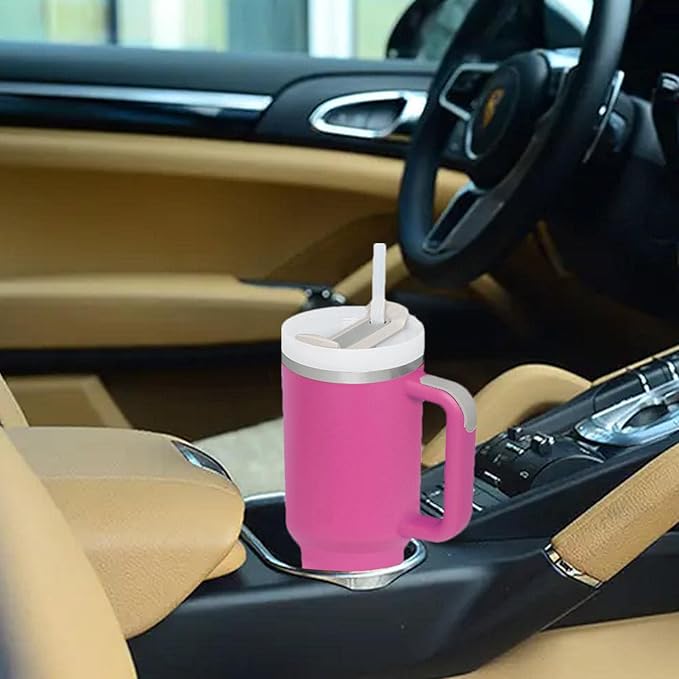 Portable Car Straw Coffee Insulation Cup - Image 2