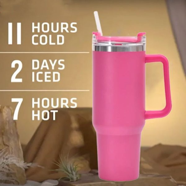 Portable Car Straw Coffee Insulation Cup - Image 4