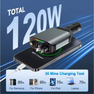 Fast Car Charger with Star Light