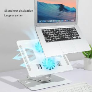 Laptop Stand Fan with a 360 Rotating Base