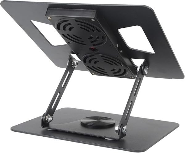 Laptop Stand Fan with a 360 Rotating Base - Image 3