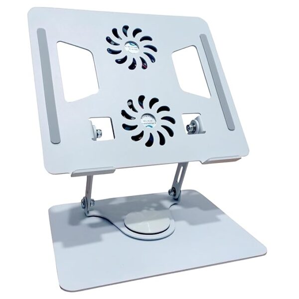 Laptop Stand Fan with a 360 Rotating Base - Image 3