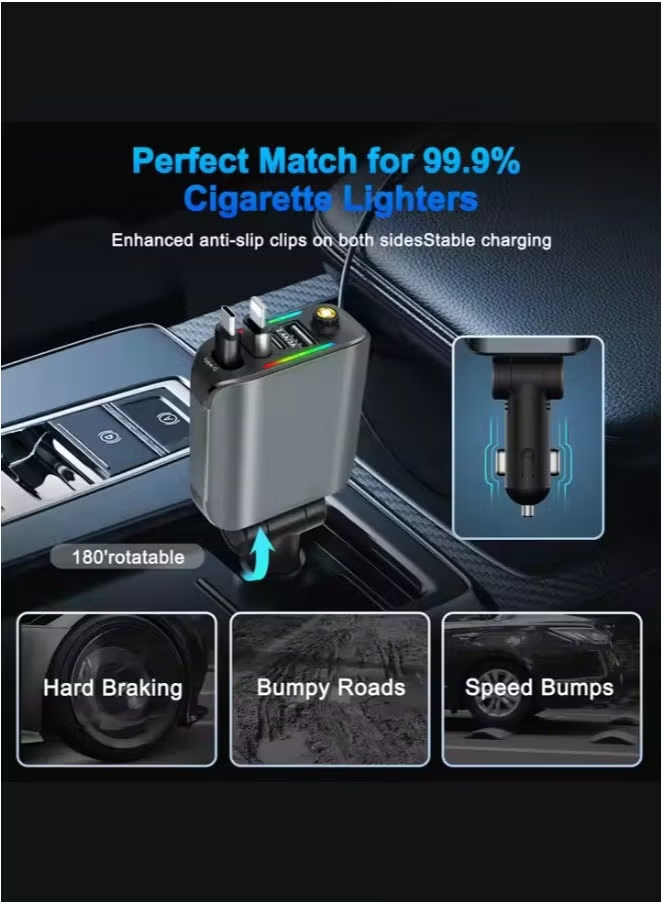 Fast Car Charger with Star Light