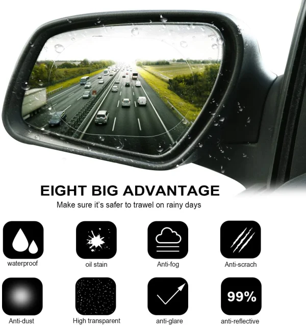 Anti Fog Film for Car Mirror - Image 2