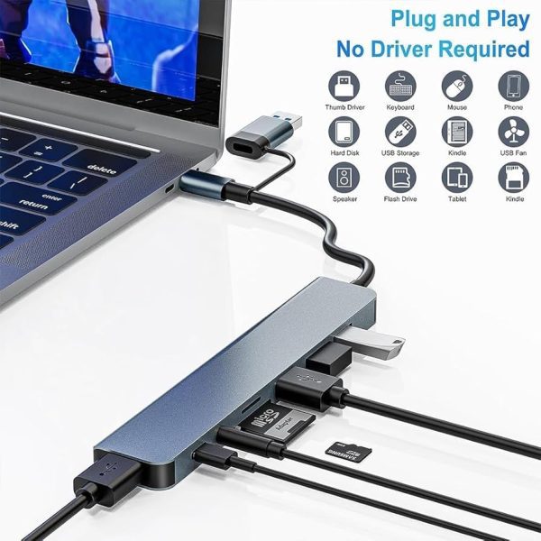 8in1 USB HUB Adapter