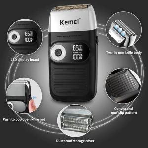 2in1 Kemei Electric Shaver and Trimmer