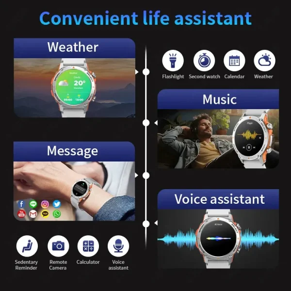 TELZEAL AMOLED T6 SMARTWATCH - Image 3