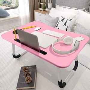 Foldable & Portable Laptop Table with Cup Holder