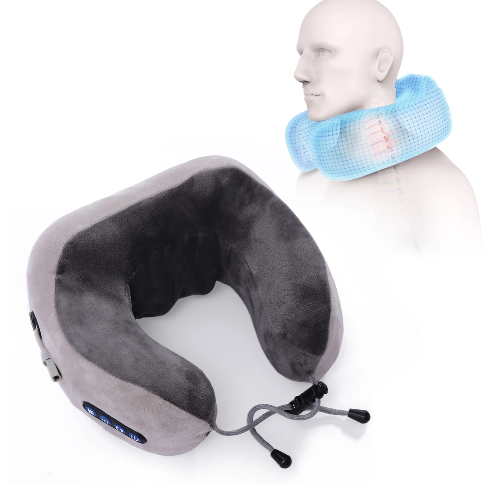 Travel Pillow with Vibration