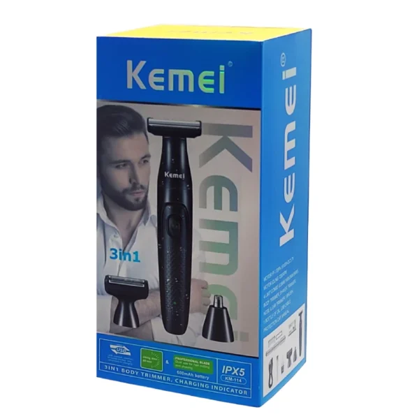 Kemei 3-in-1 Professional Body Trimmer - Image 3