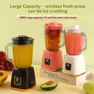 Portable Mini Juicer Blender- ለቤት፣ ለቢሮ፤ ለመኪና፣ ለ ጂም ውስጥ እና ጉዞ ላይ የፍራፍሬ ጁስ ለማዘጋጀት የሚሆን - 400ml የሚይዝ እና ተጨማሪ 400ml መያዝ የሚችል - ለቤት፣ ለቢሮ፤ ለመኪና፣ ለ ጂም ውስጥ እና ጉዞ ላይ የፍራፍሬ ጁስ ለማዘጋጀት የሚሆን