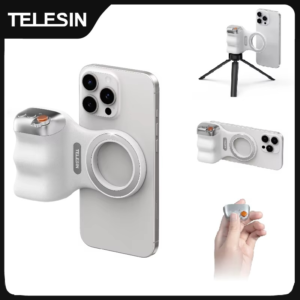 2in1 TELESIN Magnetic Grip with Ring Light