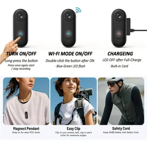 4K WiFi Sports Camera H.265 - Image 3