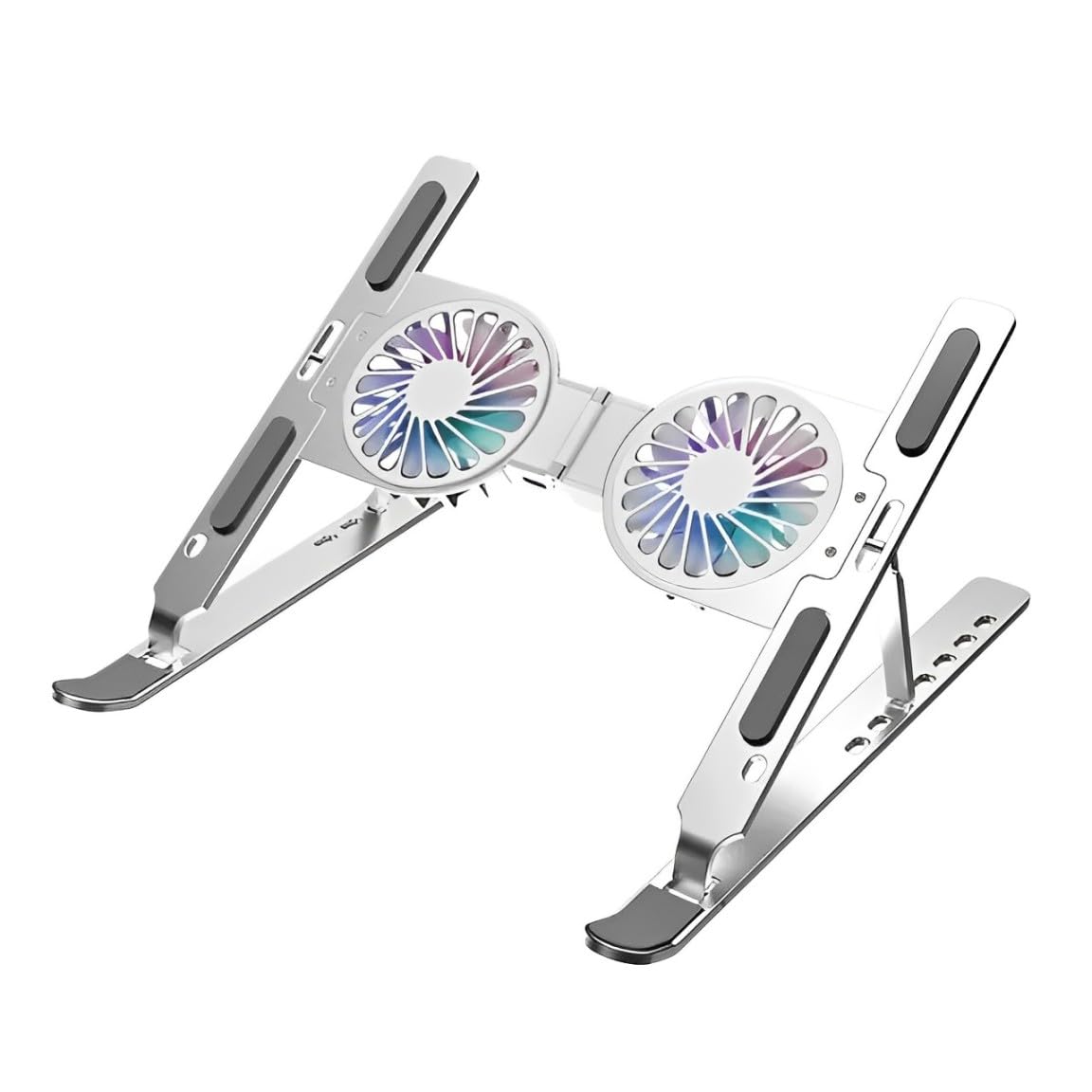 Foldable Laptop Stand with Dual Cooling Fans - Image 2