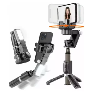 Q18 Rotating Desktop Tripod with Gimbal Stabilizer