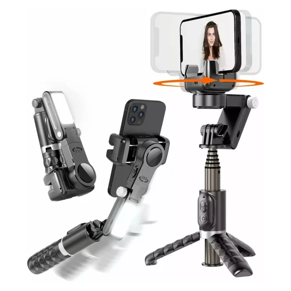 Q18 Rotating Desktop Tripod with Gimbal Stabilizer