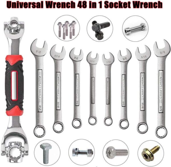 Multifunctional Universal Socket Wrench - Image 3