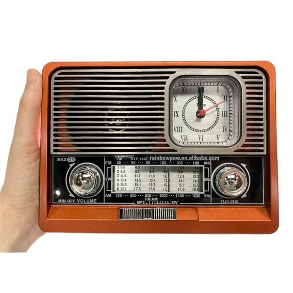 Portable Radio with Bluetooth Speaker & LED Flashlight - Image 3