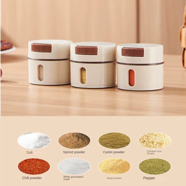 6pc Wall Mounted Seasoning Box - Image 3