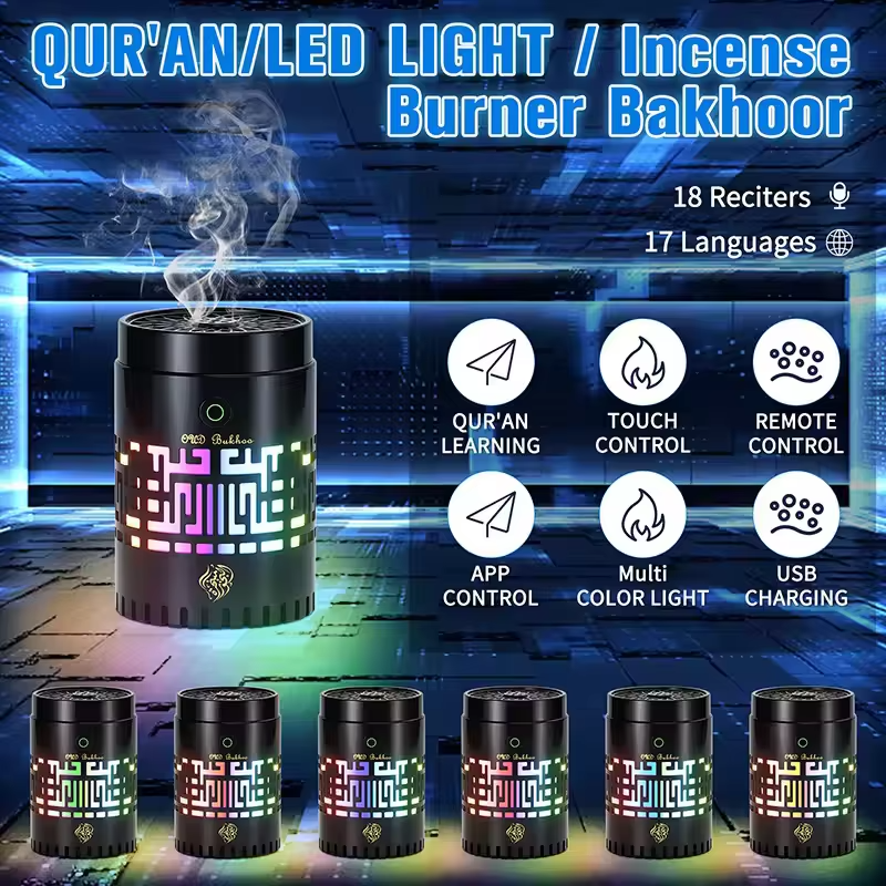 Portable Incense Bakhoor Burner with Quran