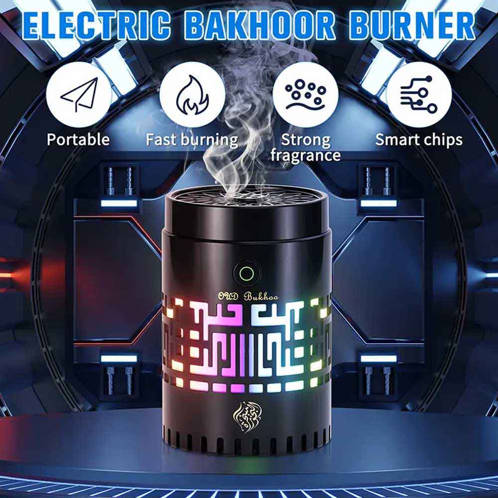 Portable Incense Bakhoor Burner with Quran