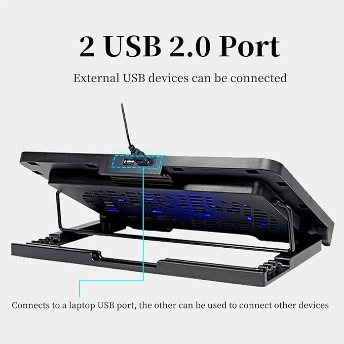Laptop Cooling Fan with Stand