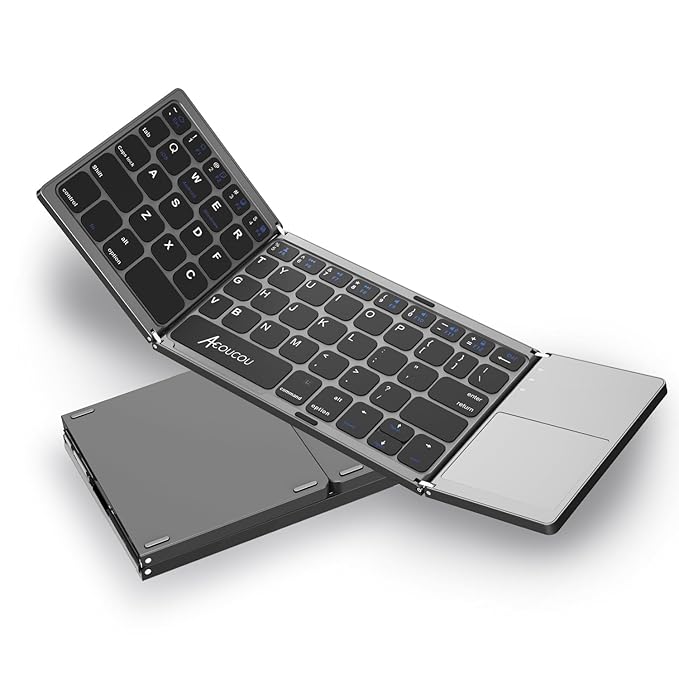 Wireless Keyboard with Touch Mouse