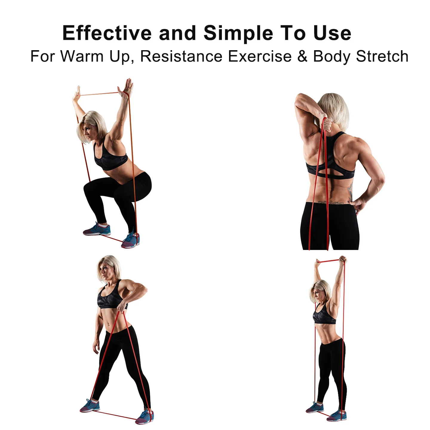 4in1 Fitness Resistance Bands